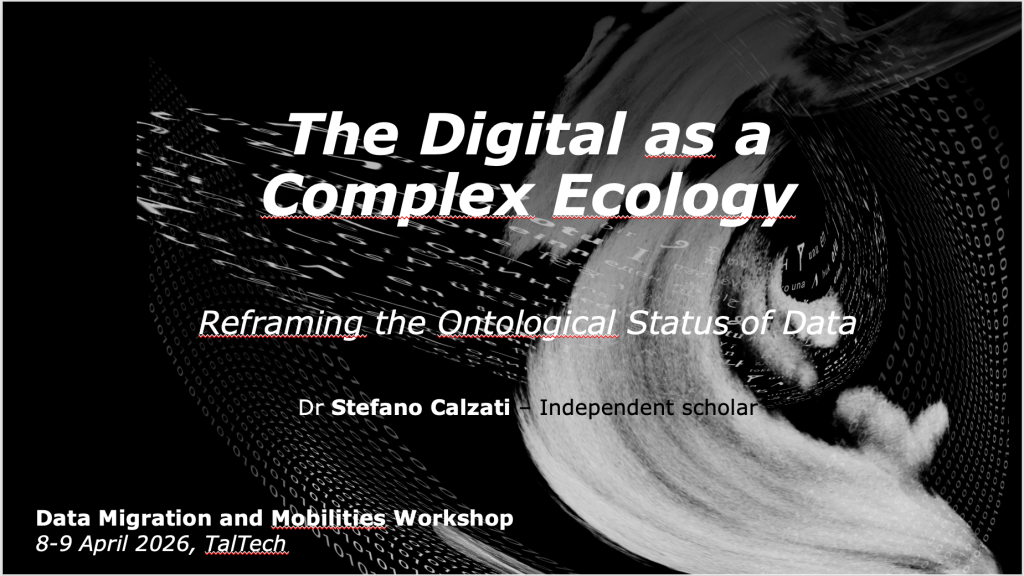 “Data Migration and Mobilities” Workshop @Taltech