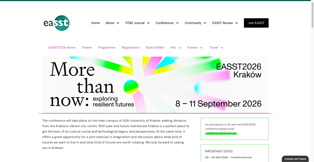 Quantum Information Technologies @ EASST&nbsp;Conference